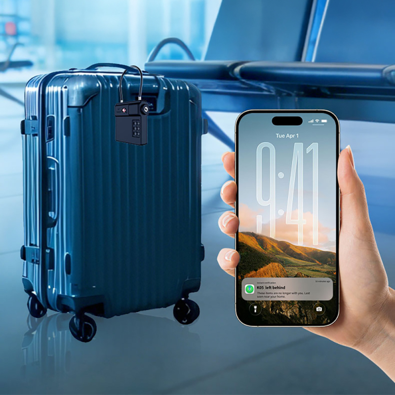 Micflip P25 TSA Kilit ve Find My Takip Özellikli Valiz Seyehat Kiliti - 10