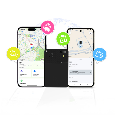 Micflip P28 Suya Dayanıklı iOS ve Android Cihazlar için Wireless Şarj Özellikli Akıllı Takip Kartı - 3