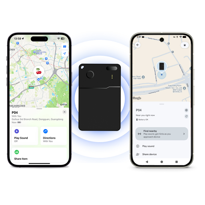 Micflip P28 Waterproof Smart Tracking Card with Wireless Charging for iOS and Android Devices - 4