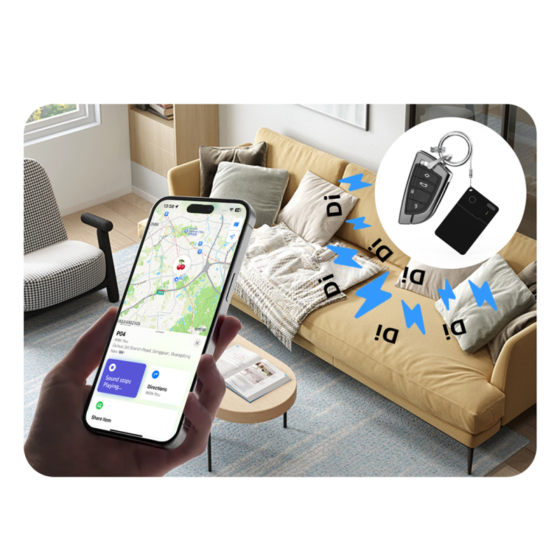 Micflip P28 Waterproof Smart Tracking Card with Wireless Charging for iOS and Android Devices - 5