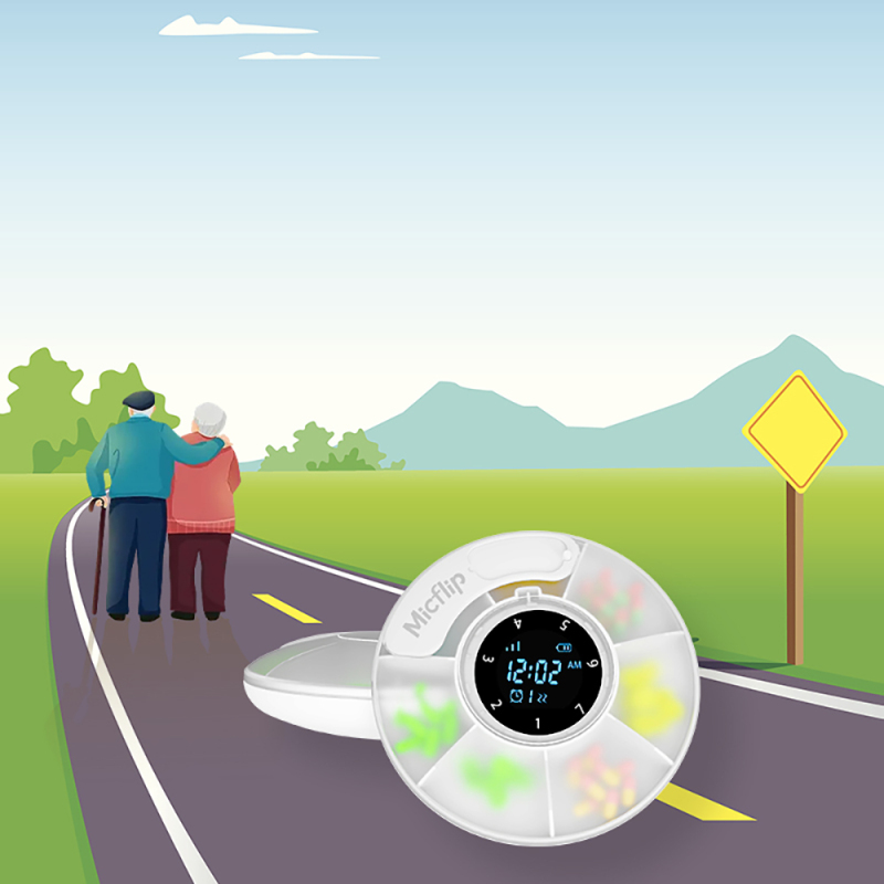 Micflip S03 Alarm ve Takip Özellikli Akıllı İlaç Kutusu - 6