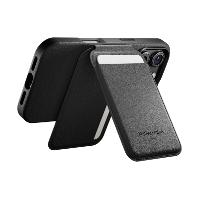 Native Union Active Series M-Safe Compatible Standed Leather-Look 4-Slot Card Holder - 7