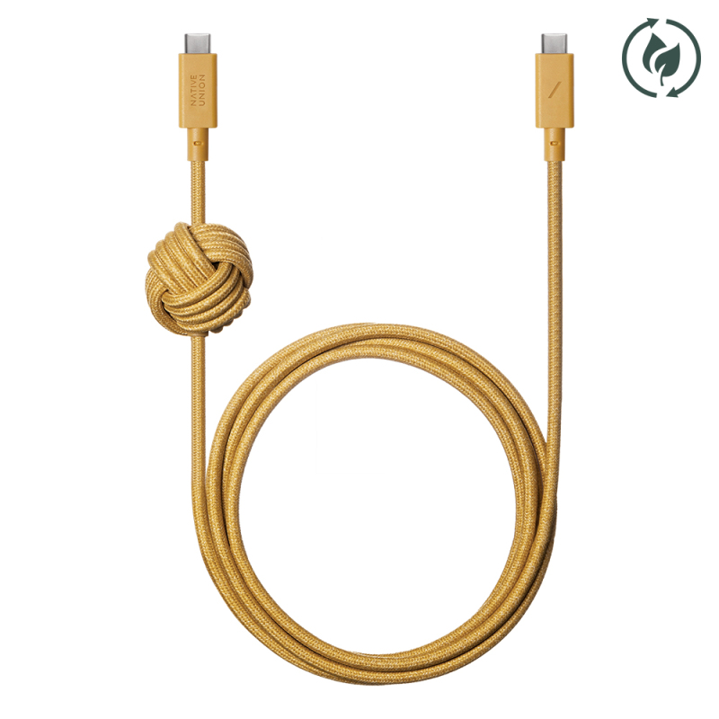 Native Union Anchor Series Type-C to Type-C Fast Charging Data and Charging Cable 240W 3M - 4