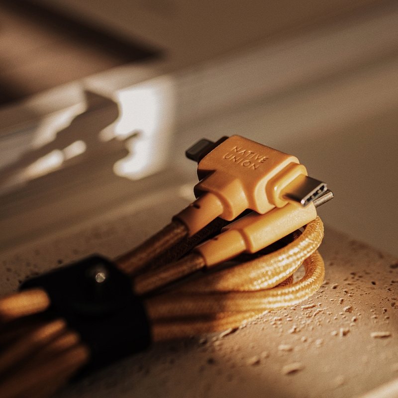 Native Union Belt Series Duo Type-C to Type-C - Lightning Charging Cable 60W 1.5M - 9