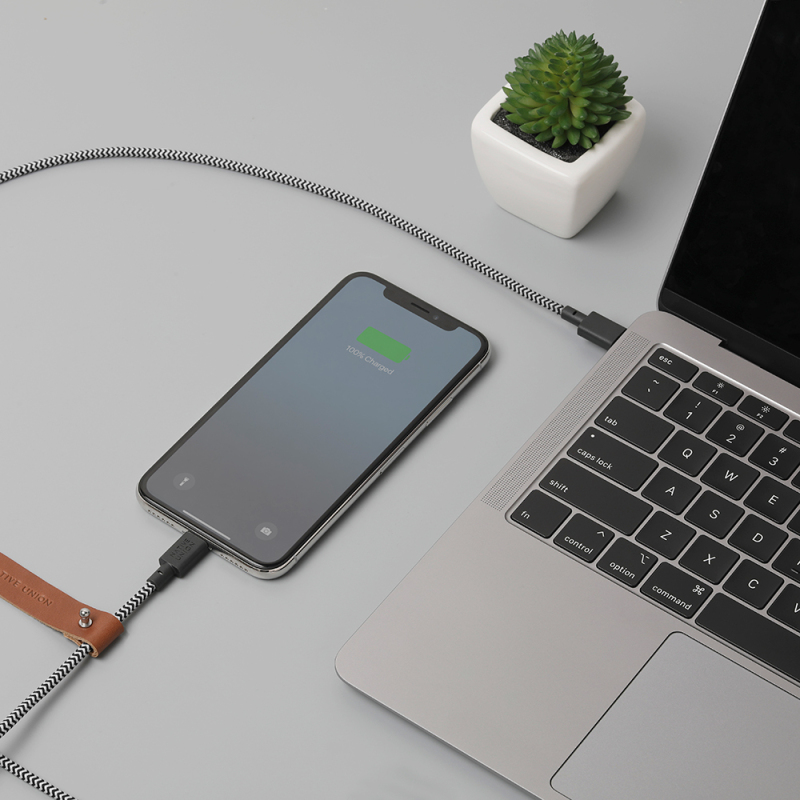 Native Union Belt Series Type-C to Lightning Charging Cable 1.2M - 2