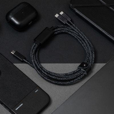 Native Union Belt Serisi PD 2in1 Type-C To Type-C Hızlı Şarj Özellikli Şarj ve Data Kablosu 140W 2M - 6