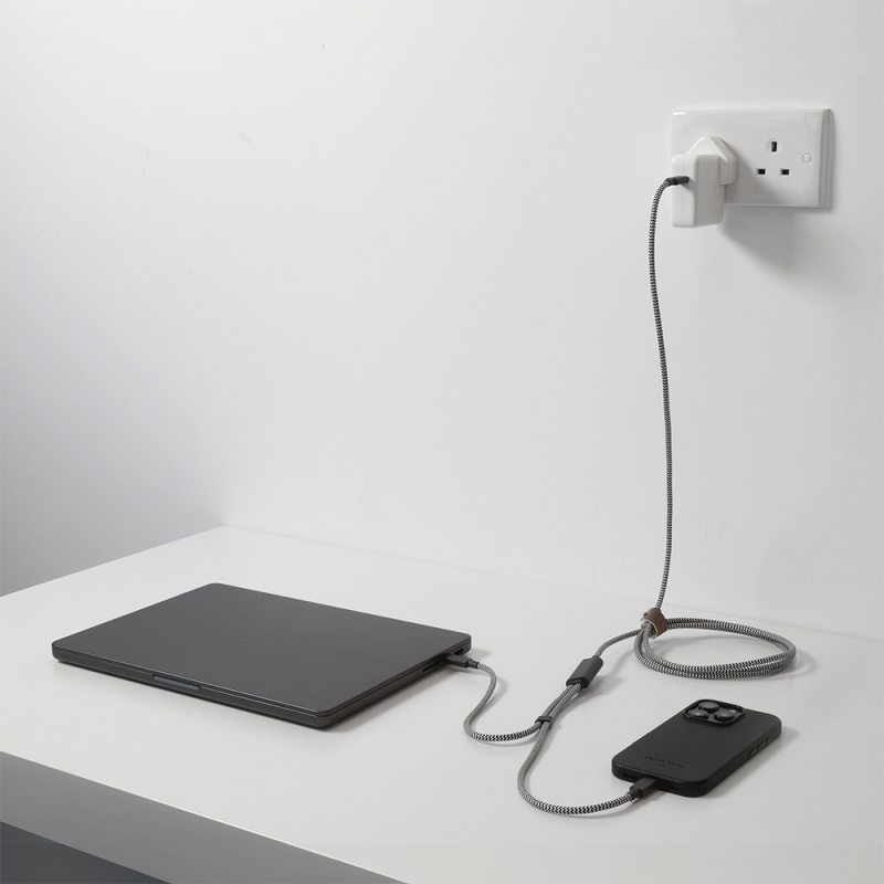 Native Union Belt Serisi PD 2in1 Type-C To Type-C Hızlı Şarj Özellikli Şarj ve Data Kablosu 140W 2M - 15