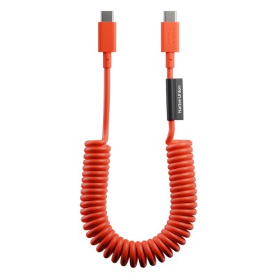 Native Union POP Series Type-C to Type-C Spiral Charging Cable 60W 1.2M - 2