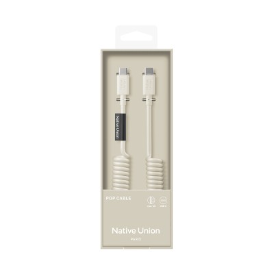 Native Union POP Series Type-C to Type-C Spiral Charging Cable 60W 1.2M - 20