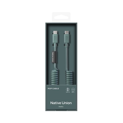 Native Union POP Series Type-C to Type-C Spiral Charging Cable 60W 1.2M - 21