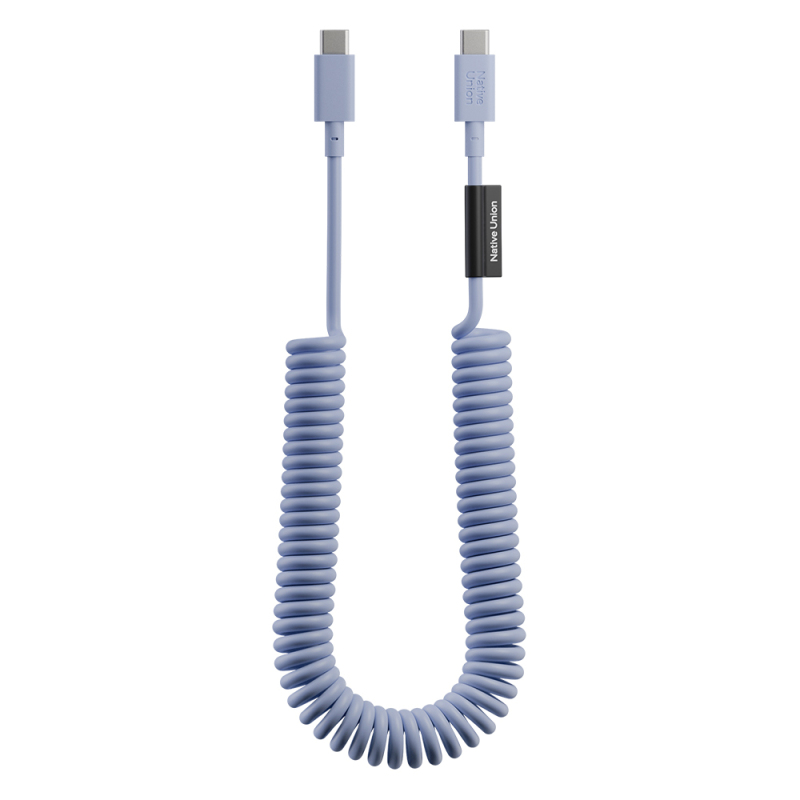 Native Union POP Series Type-C to Type-C Spiral Charging Cable 60W 2.4M - 2