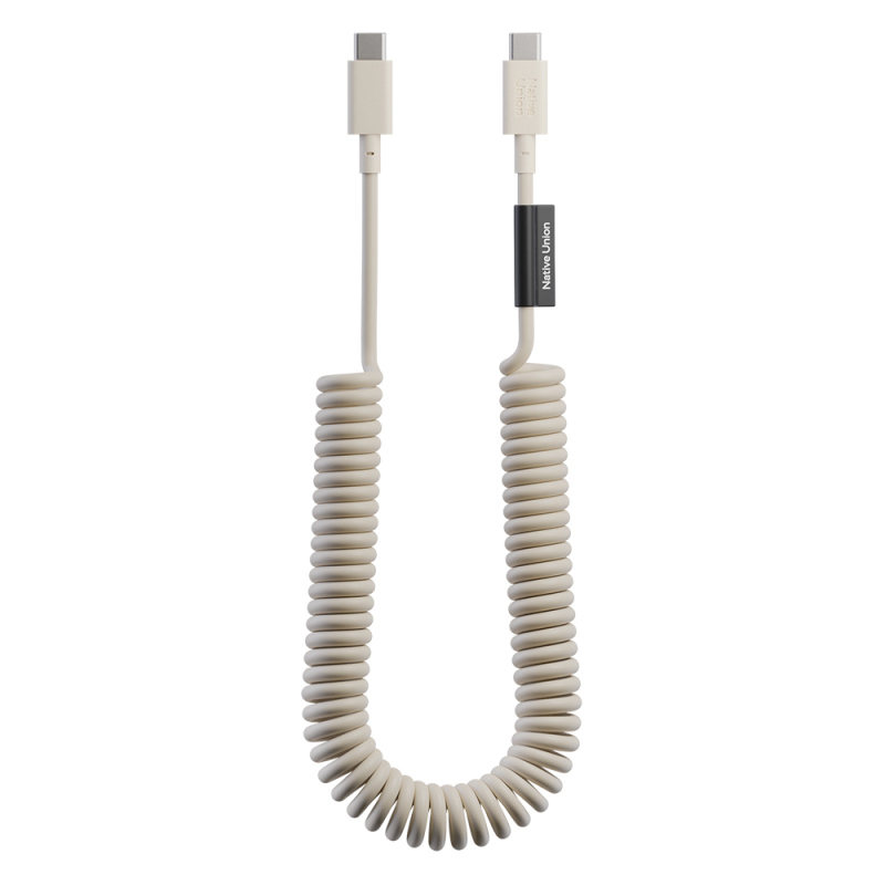Native Union POP Series Type-C to Type-C Spiral Charging Cable 60W 2.4M - 7
