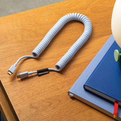 Native Union POP Series Type-C to Type-C Spiral Charging Cable 60W 2.4M - 14