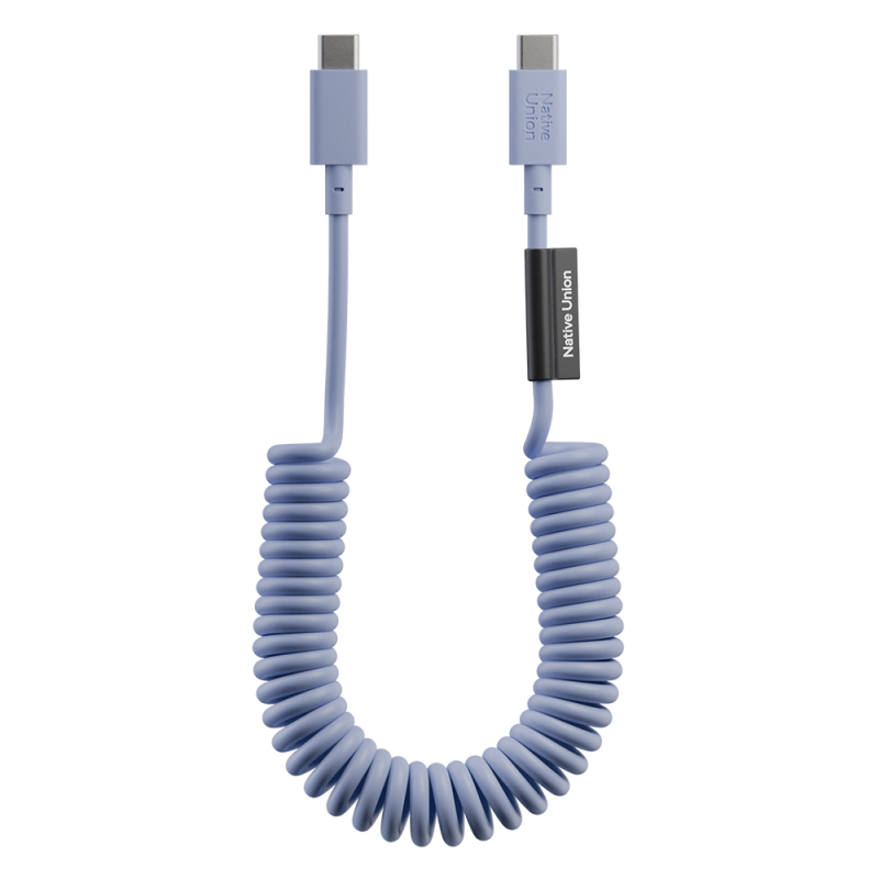 Native Union POP Serisi Type-C to Type-C Spiralli Şarj Kablosu 60W 1.2M - 7