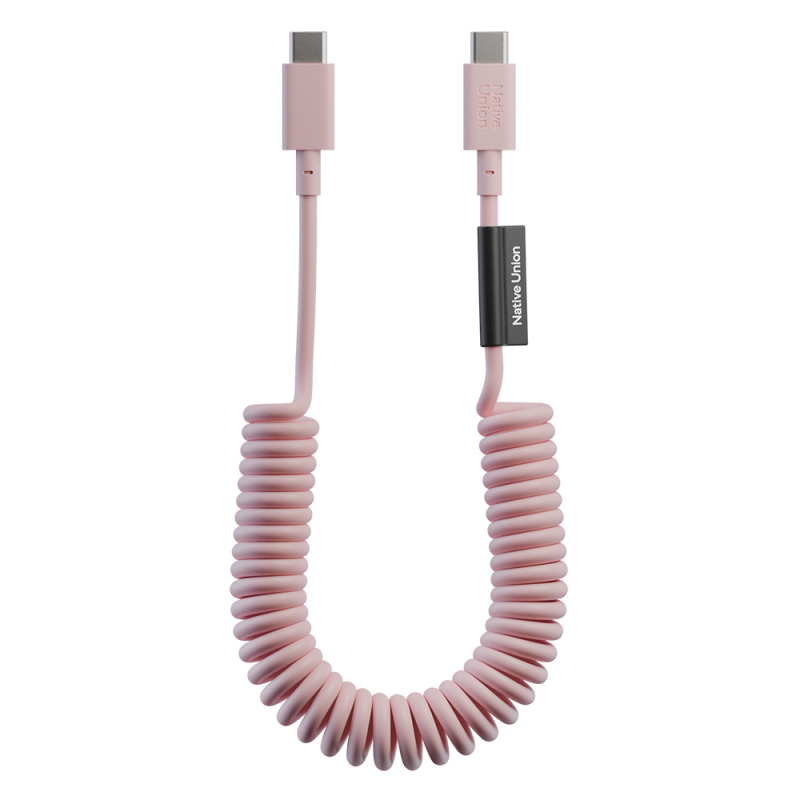 Native Union POP Serisi Type-C to Type-C Spiralli Şarj Kablosu 60W 1.2M - 8