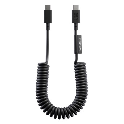 Native Union POP Serisi Type-C to Type-C Spiralli Şarj Kablosu 60W 1.2M - 3