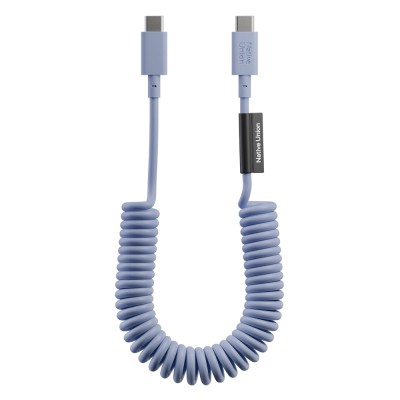 Native Union POP Serisi Type-C to Type-C Spiralli Şarj Kablosu 60W 1.2M - 7