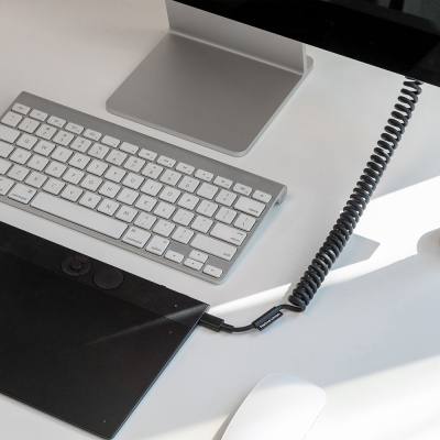 Native Union POP Serisi Type-C to Type-C Spiralli Şarj Kablosu 60W 2.4M - 10