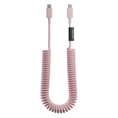 Native Union POP Serisi Type-C to Type-C Spiralli Şarj Kablosu 60W 2.4M - 6