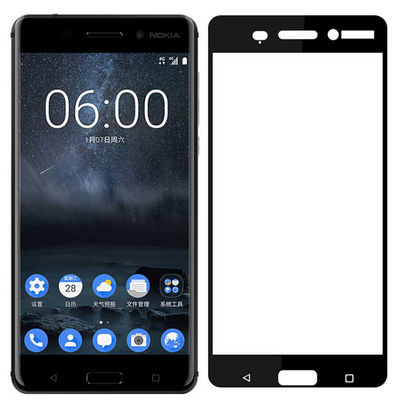 Nokia 3 Zore Ekranı Tam Kaplayan Düz Cam Koruyucu - 8