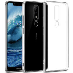 Nokia 5.1 Plus Kılıf Zore Süper Silikon Kapak - 5
