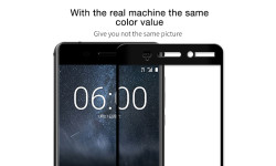 Nokia 6 Zore Ekranı Tam Kaplayan Düz Cam Koruyucu - 5