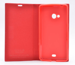 Nokia Lumia 540 Kılıf Zore Elite Kapaklı Kılıf - 2