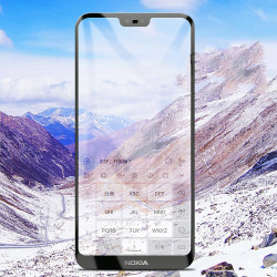 Nokia X6 Zore Kenarları Kırılmaya Dayanıklı Cam Ekran Koruyucu - 4