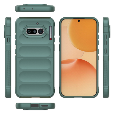 Nothing Phone 4A Case Flexible TPU Hollow Back Design Zore Ethnic Silicone Cover - 27