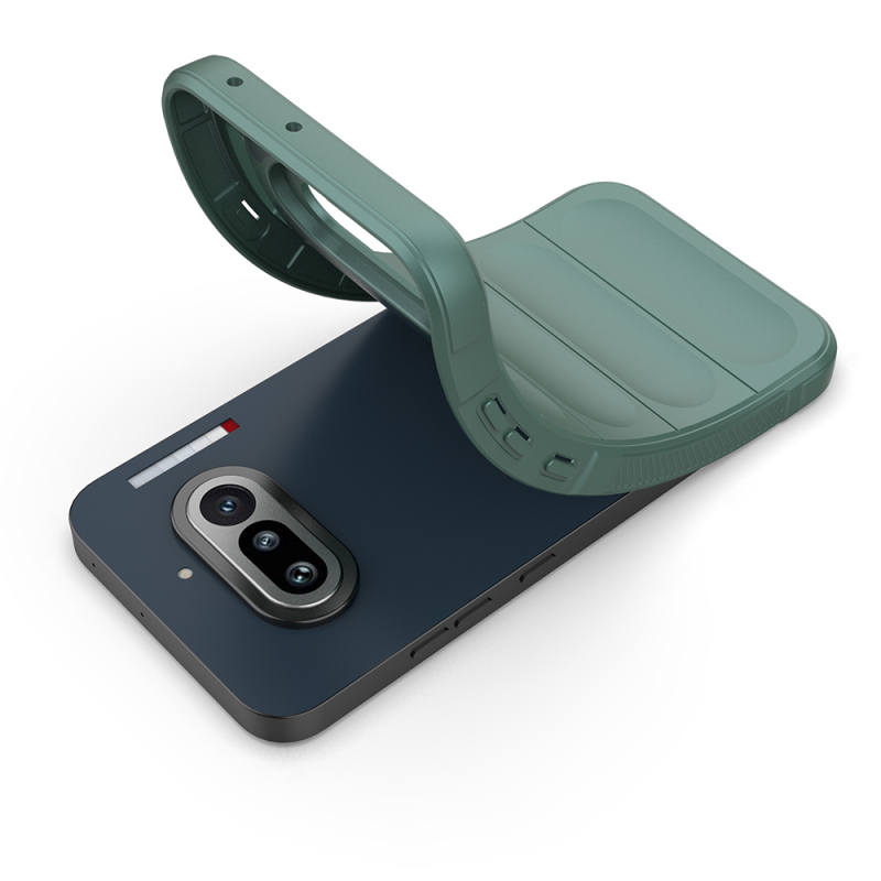 Nothing Phone 4A Kılıf Esnek TPU Oyuklu Arka Yüzey Tasarımlı Zore Etnik Silikon Kapak - 26