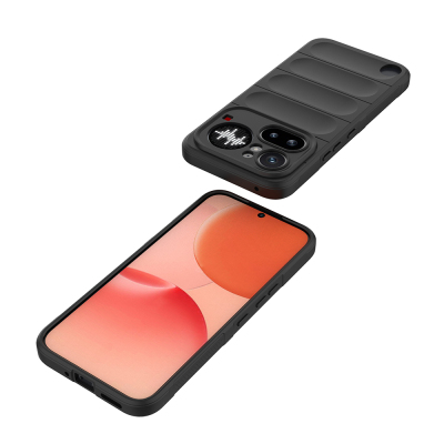 Nothing Phone 4A Pro Kılıf Esnek TPU Oyuklu Arka Yüzey Tasarımlı Zore Etnik Silikon Kapak - 6