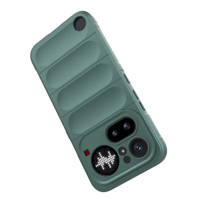 Nothing Phone 4A Pro Kılıf Esnek TPU Oyuklu Arka Yüzey Tasarımlı Zore Etnik Silikon Kapak - 24