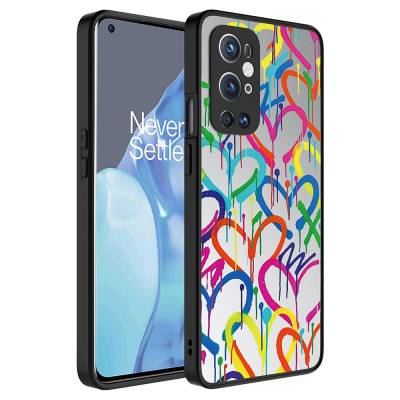 One Plus 9 Pro Case Mirror Patterned Camera Protected Glossy Zore Mirror Cover - 8