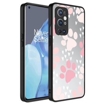 One Plus 9 Pro Case Mirror Patterned Camera Protected Glossy Zore Mirror Cover - 2