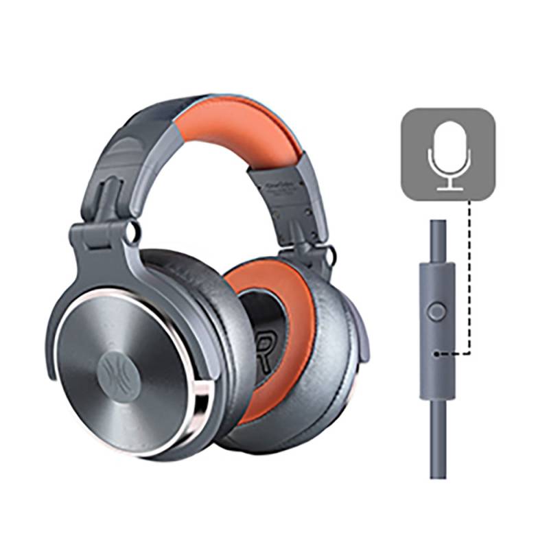 Oneodio Pro 50 Space Gray 3.5mm to 6.35mm DJ Headphones - 3