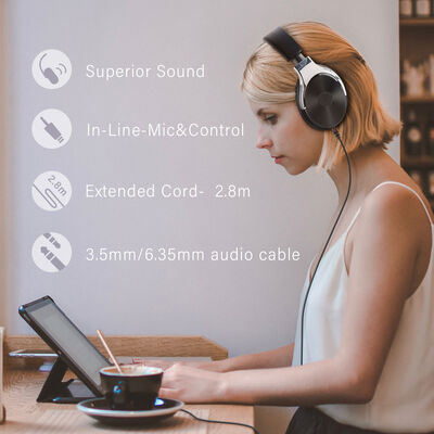 Oneodio Studio Hi-Fi 3.5mm Headphone - 5