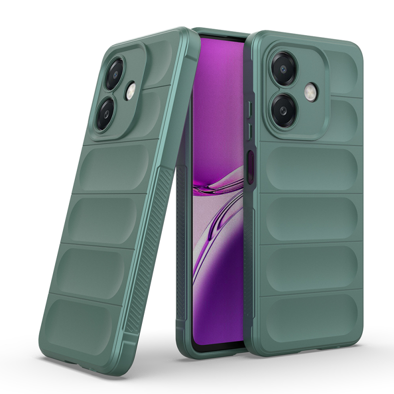 Oppo A3 Kılıf Esnek TPU Oyuklu Arka Yüzey Tasarımlı Zore Etnik Silikon Kapak - 12