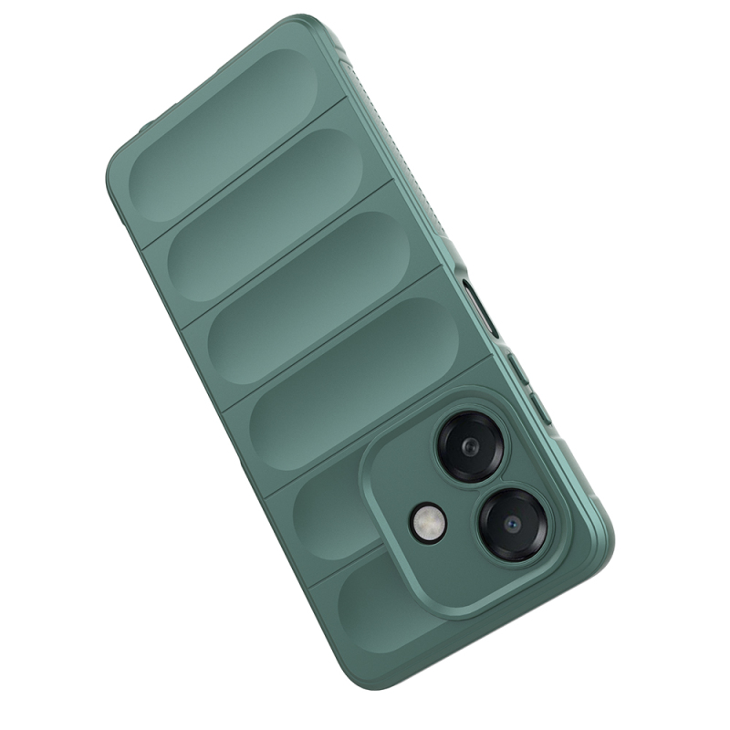 Oppo A3 Kılıf Esnek TPU Oyuklu Arka Yüzey Tasarımlı Zore Etnik Silikon Kapak - 14