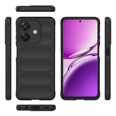 Oppo A3 Kılıf Esnek TPU Oyuklu Arka Yüzey Tasarımlı Zore Etnik Silikon Kapak - 23