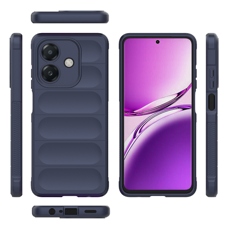 Oppo A3 Kılıf Esnek TPU Oyuklu Arka Yüzey Tasarımlı Zore Etnik Silikon Kapak - 25