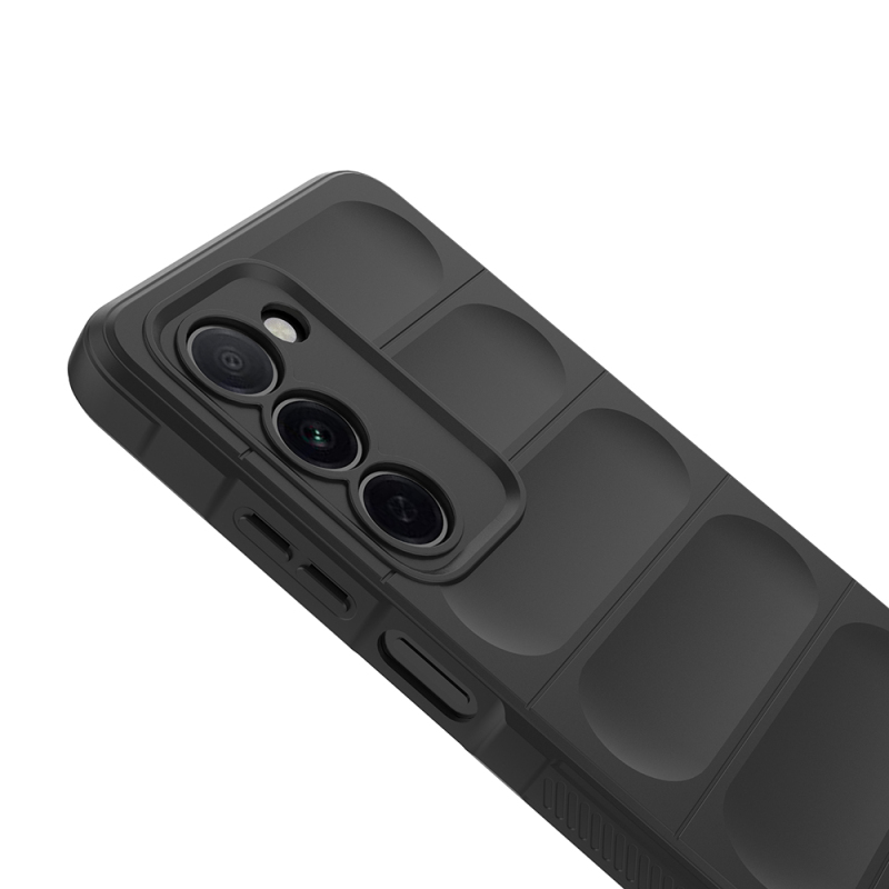 Oppo A5 Kılıf Esnek TPU Oyuklu Arka Yüzey Tasarımlı Zore Etnik Silikon Kapak - 8