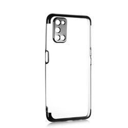 Oppo A52 Case Zore Dört Köşeli Lazer Silicon Cover - 7