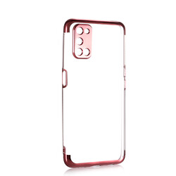 Oppo A52 Case Zore Dört Köşeli Lazer Silicon Cover - 8