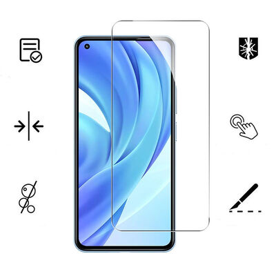Oppo A54 4G Zore Maxi Glass Tempered Glass Screen Protector - 4