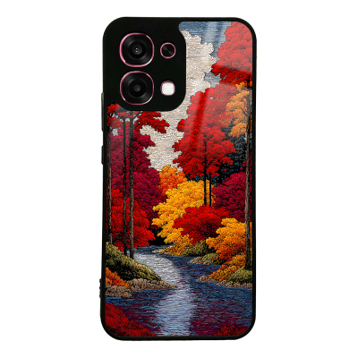 Oppo A6 Pro Case with Camera Protection, Patterned Zore Lusi Cover - 1