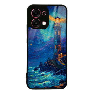 Oppo A6 Pro Case with Camera Protection, Patterned Zore Lusi Cover - 2