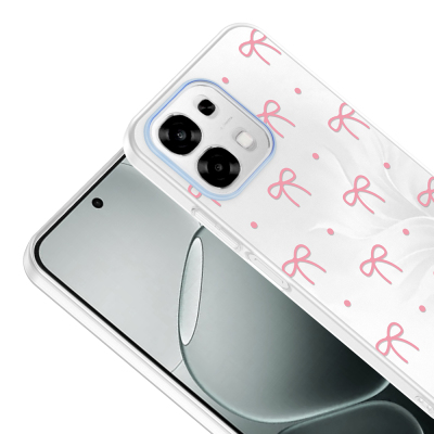 Oppo A6 Pro Case with Camera Protector, Patterned Zore Clip Cover - 10