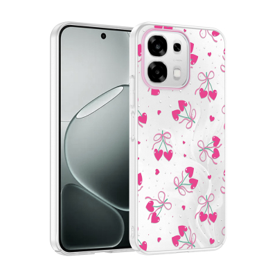Oppo A6 Pro Case with Camera Protector, Patterned Zore Clip Cover - 3