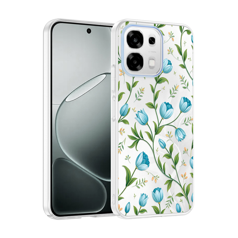 Oppo A6 Pro Kılıf Kamera Korumalı Desenli Zore Klip Kapak - 1