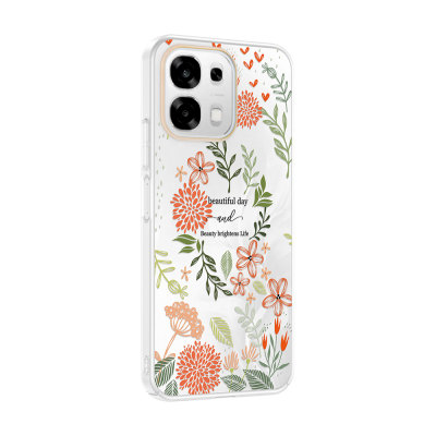 Oppo A6 Pro Kılıf Kamera Korumalı Desenli Zore Klip Kapak - 8